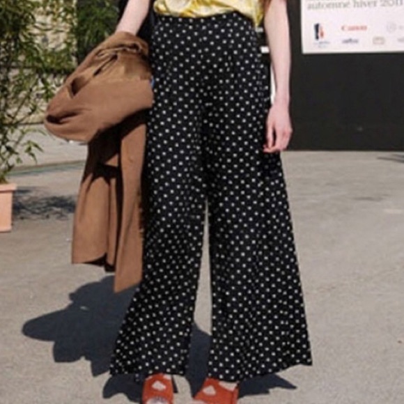 bar 111 Pants - NWOT polka dot palazzo pants